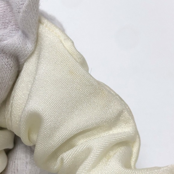 Dolce & Gabbana DOLCE&GABBANA Hair Tie Accessory Scrunchie Nylon Women's White - Picture 4 of 5